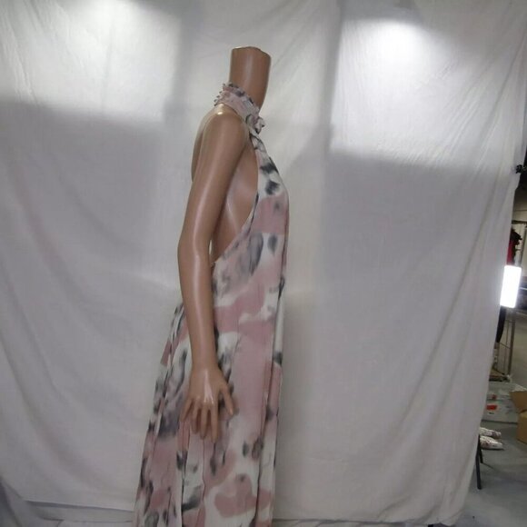 NEW MAEVE ANTHROPOLOGIE Womens The Somerset Chiffon Maxi Dress Halter - Picture 10 of 14